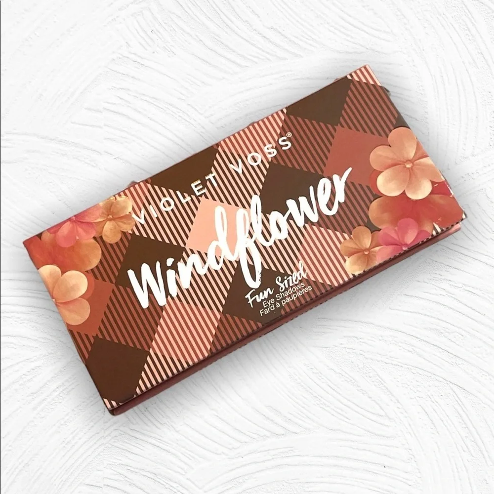 Violet Voss Windflower Fun Sized Eyeshadow Palette 10 Pan NIB Warm Nude Gold